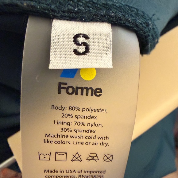 Forme Women's Deep Teal Leggings - Picture 4 of 5